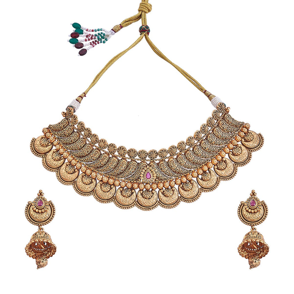 Hard Work & God's Work Antique Necklace