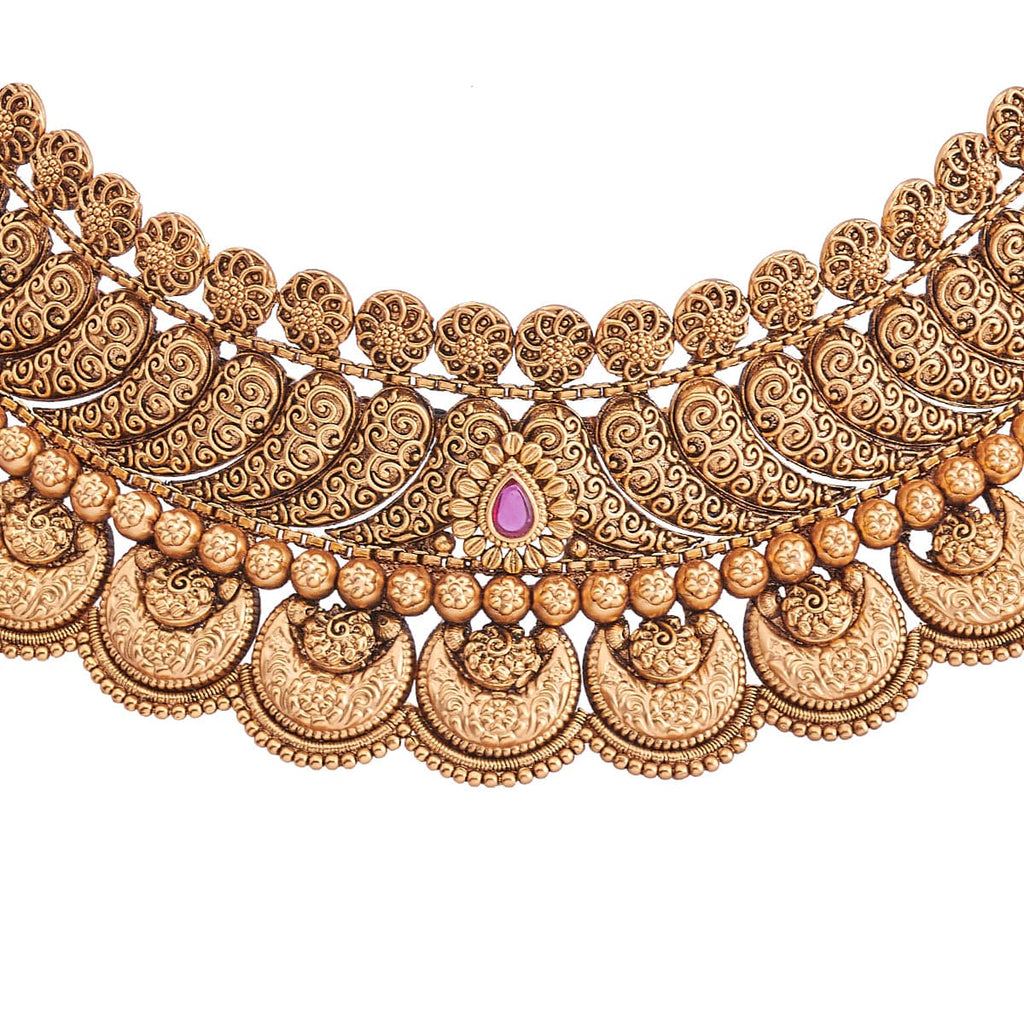 Hard Work & God's Work Antique Necklace