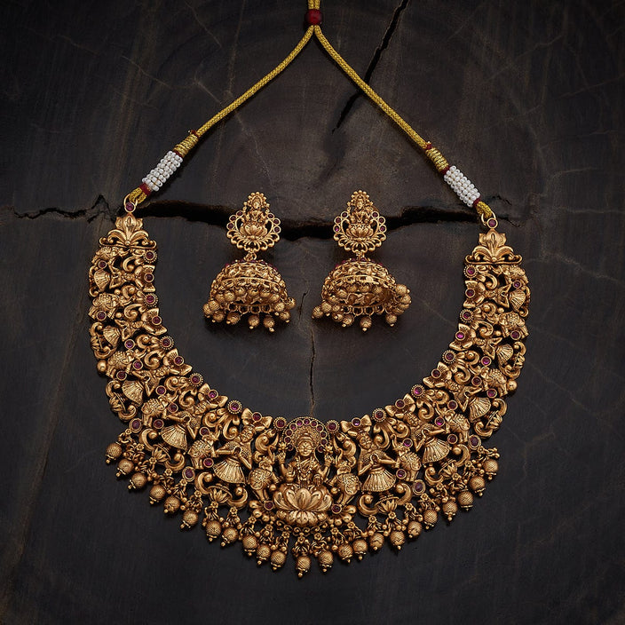 Temple hard work design Antique Necklace Set