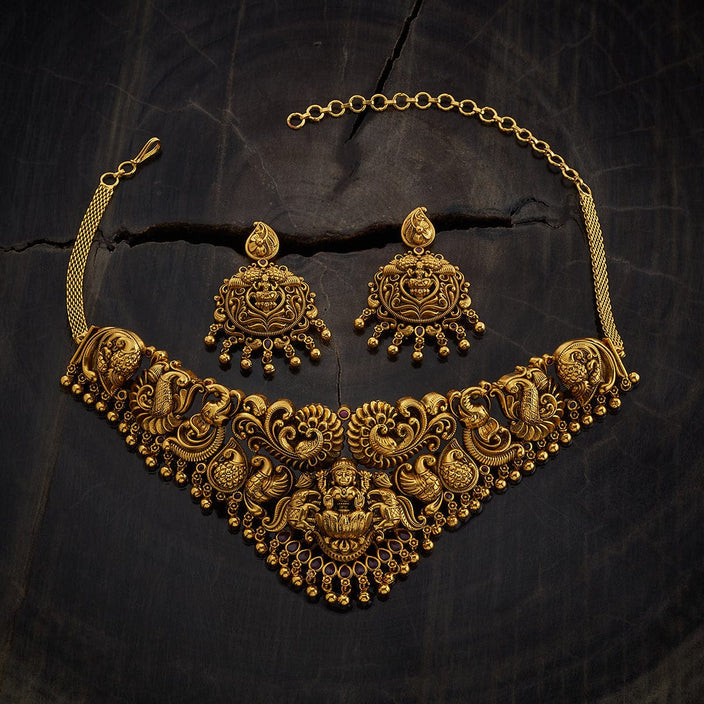 Antique Peacock Laxmi Necklace