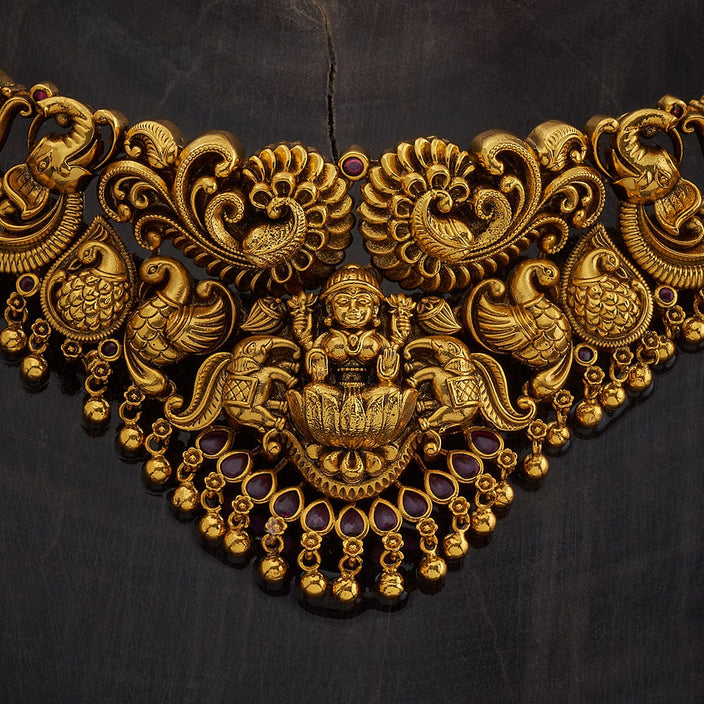 Antique Peacock Laxmi Necklace
