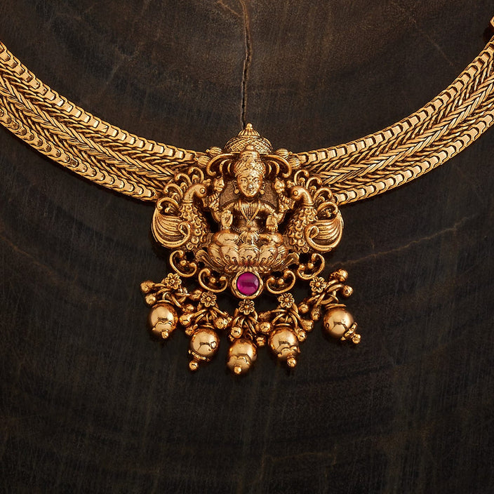 Mahalaxmi antique Short necklace