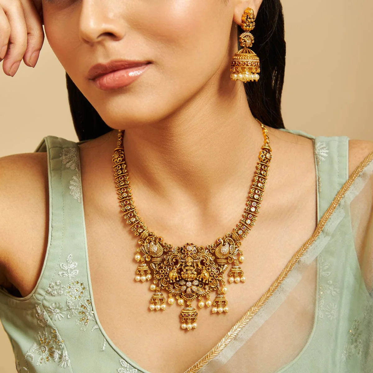 Lakshmi Design Festive Antique Necklace
