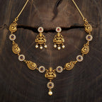 lotus gold Antique Necklace