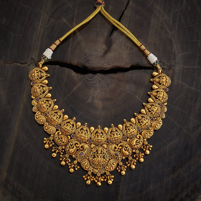 Goddess Lakshmi Antique Gold Necklace