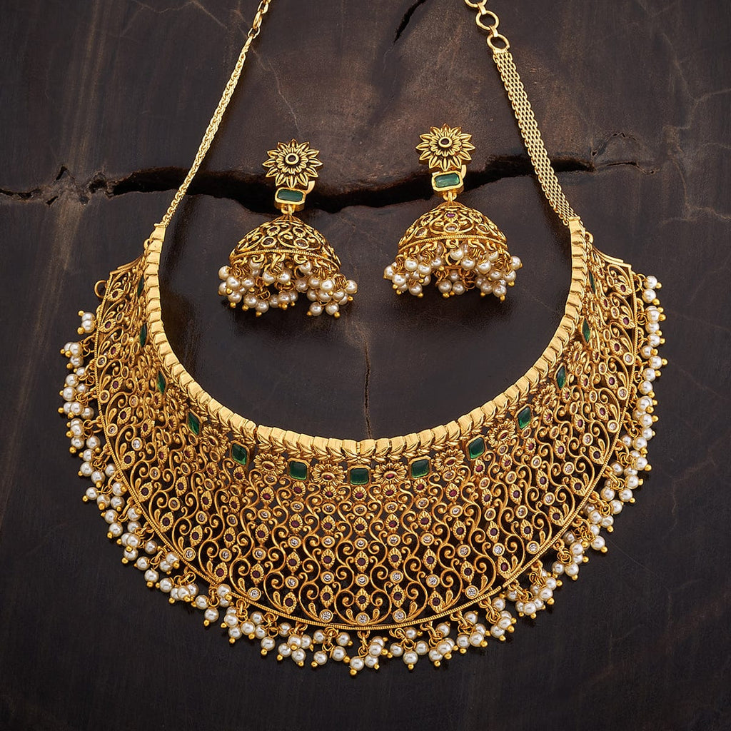 Antique Hard work Choker Necklace