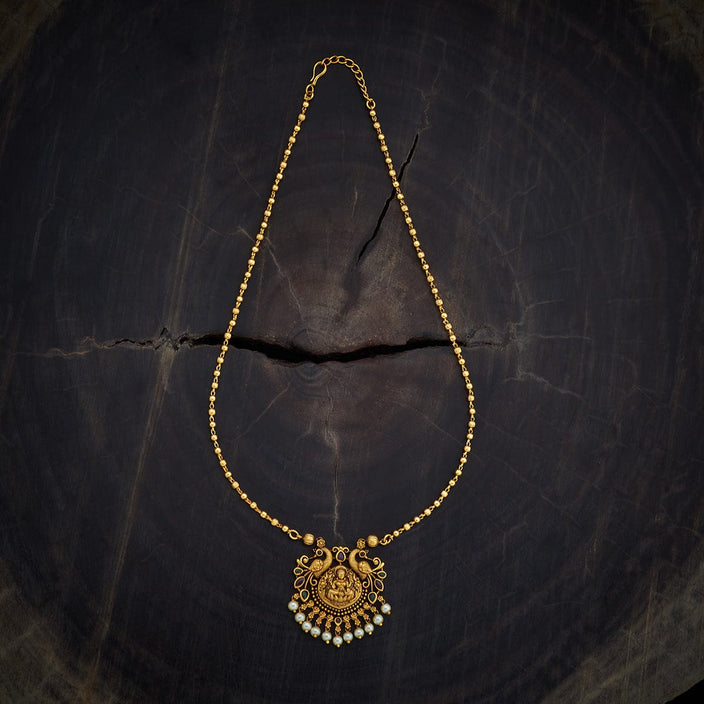 Gold Stone Peacock Antique Necklace