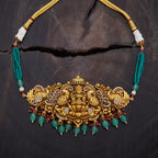 Antique Green Beads Necklace