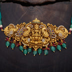 Antique Green Beads Necklace