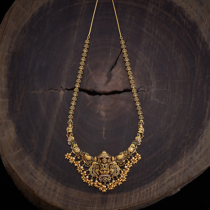 Gold-plated Long antique necklace