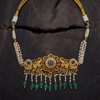 White Stone Chain Antique Necklace