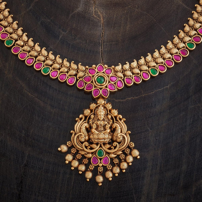 Maa Laxmi Antique Necklace set