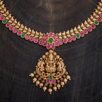 Maa Laxmi Antique Necklace set