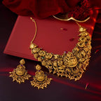 Designer Lakshmi Devi Kempu Wedding Antique Necklace set