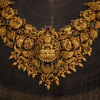 Designer Lakshmi Devi Kempu Wedding Antique Necklace set