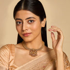 Lakshmi Devi Antique Short Necklace