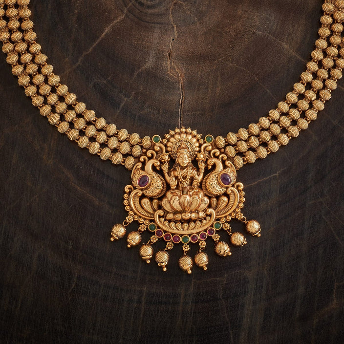 Lakshmi Devi Antique Short Necklace