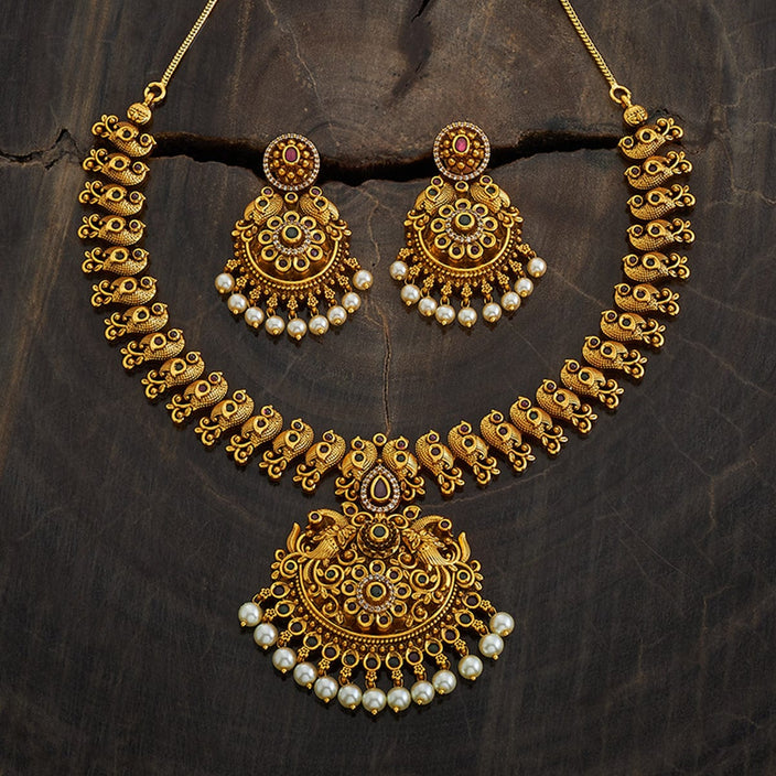Traditional South Indian Antique Necklace