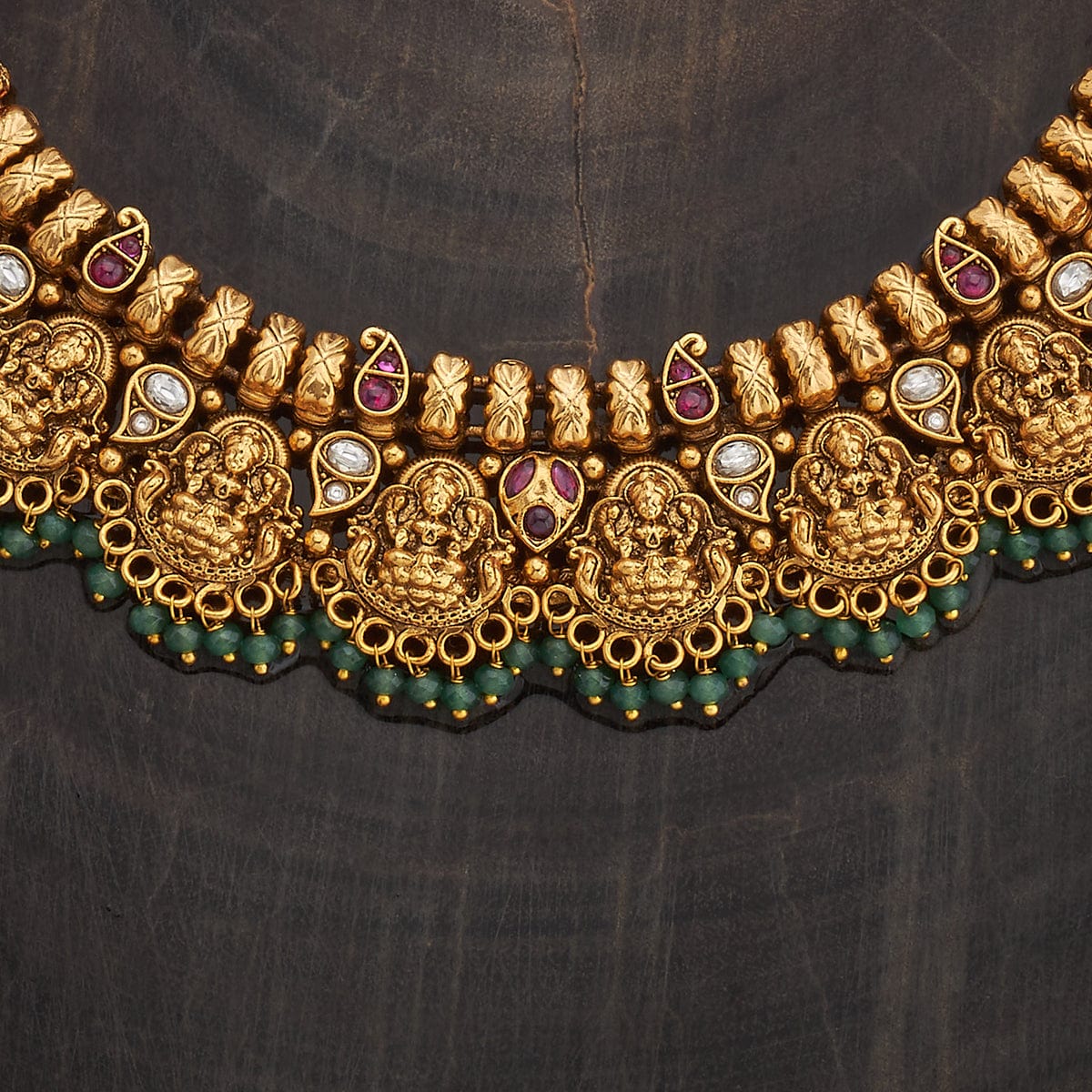 Sri Mahalakshmi Antique Short Necklace