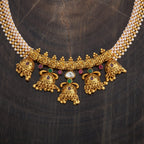 White Bead Antique Necklace