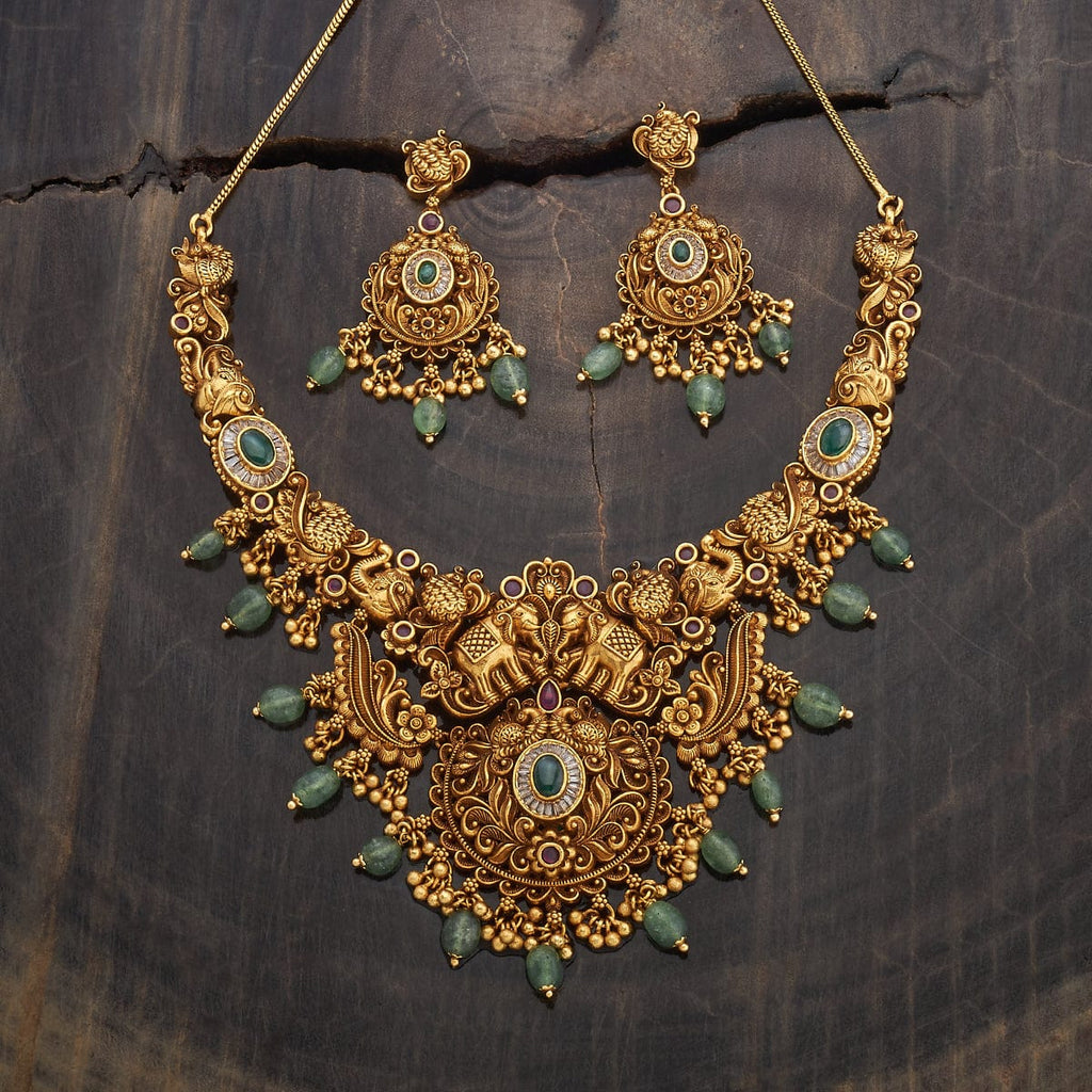 Antique Elephant Choker Necklace