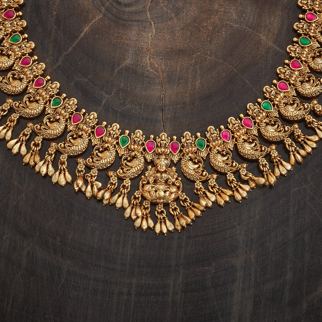 Antique Red & Green Necklace