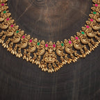 Antique Red & Green Necklace