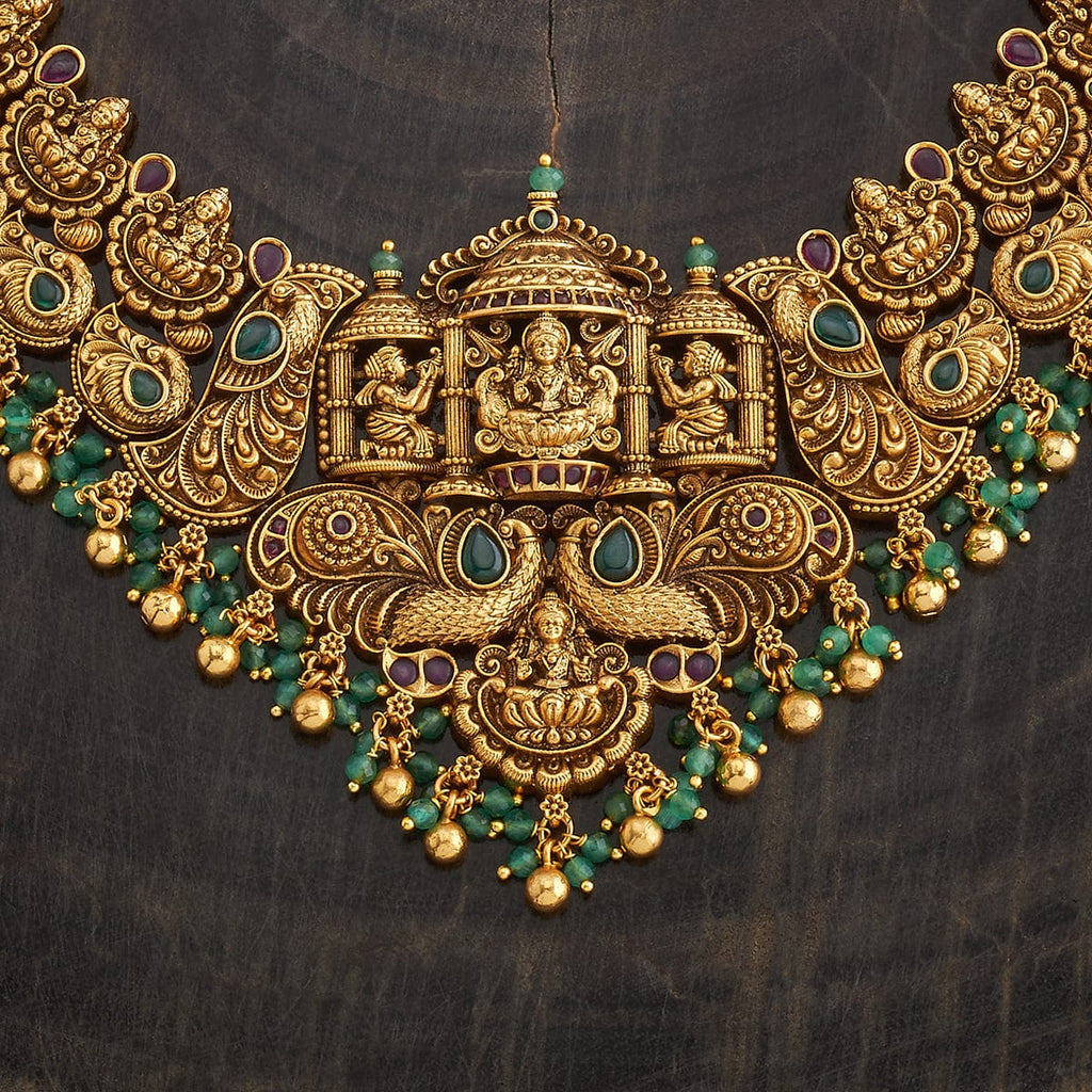 Green Stone Antique Necklace