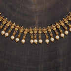 Antique White stone Necklace