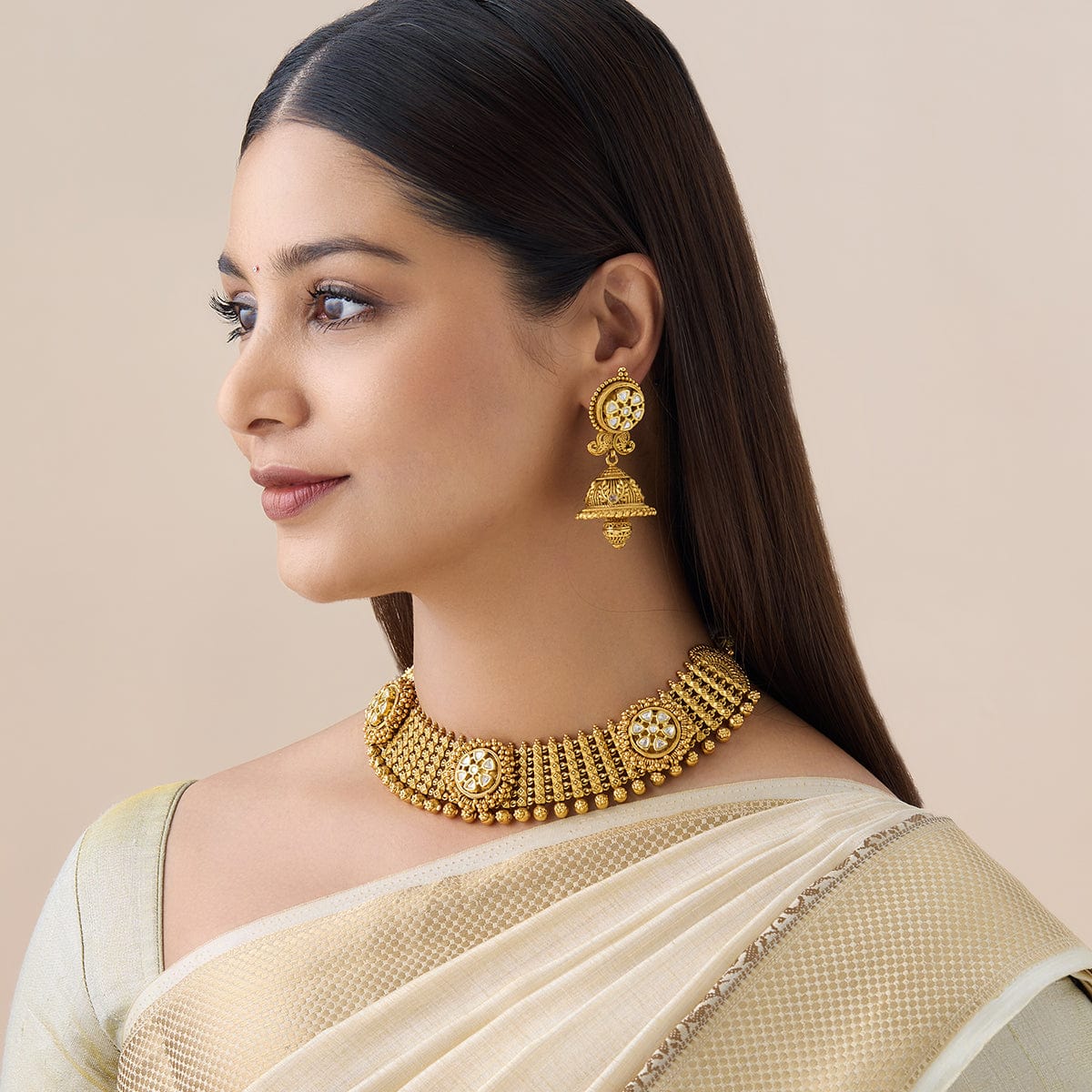 Antique breathtaking stone Necklace