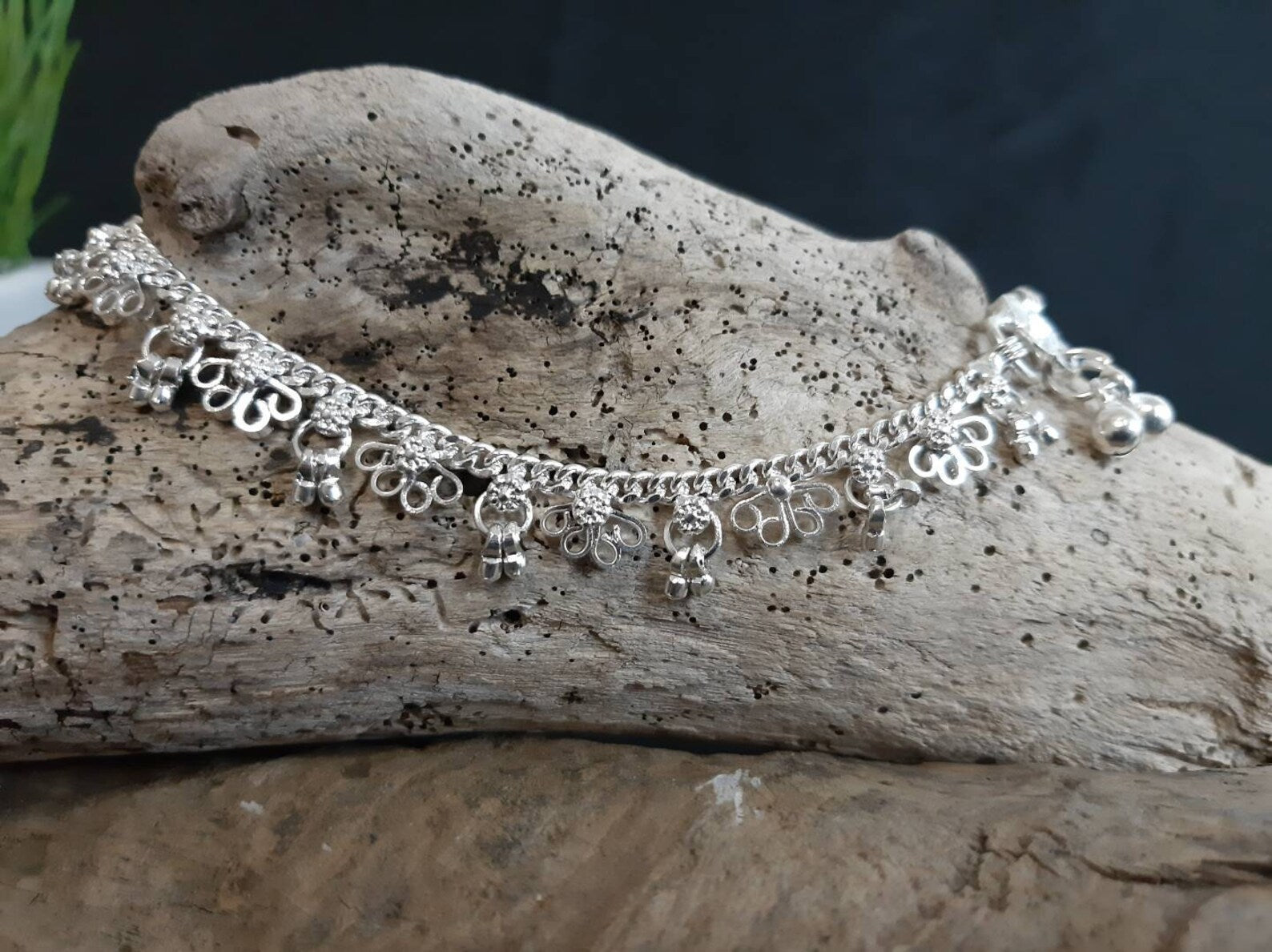 Belly Dance Bells Gypsy Boho Jewelry, Anklets Chain dainty Ankle