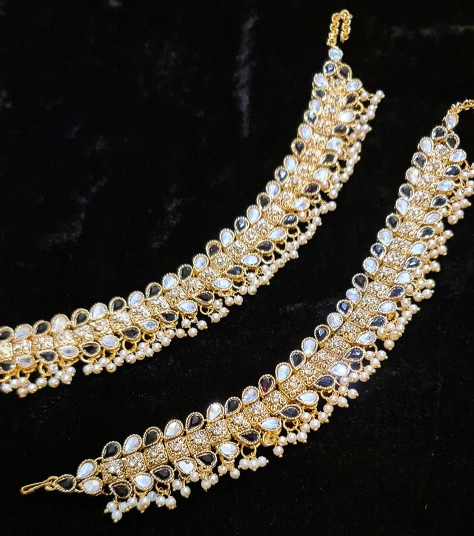 INDIAN ANKLET, Bridal Anklet, Pakistani jewelry, indian jewelry
