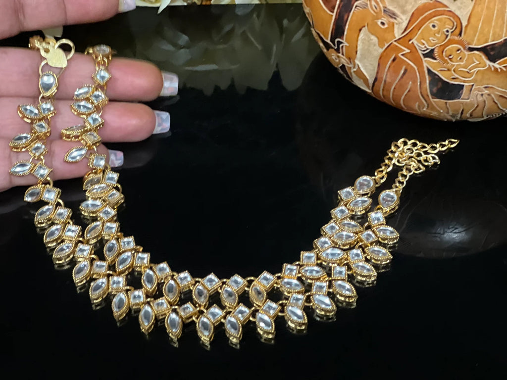 Diamond AnkletKundan PayalGold AnkletAntique GoldWedding JewelryPayalPairAnklet PairAdjustable Anklet