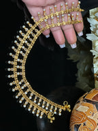 InchesPolki Kundan AnkletsGold Anklet SetWedding JewelryWedding JewelryBollywood JewelryPayal PairAnklet PairIndian Anklet