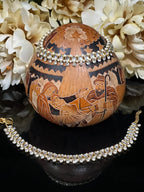 AD Diamond AnkletKundan PayalGold AnkletAntique GoldWedding Jewelry Payal