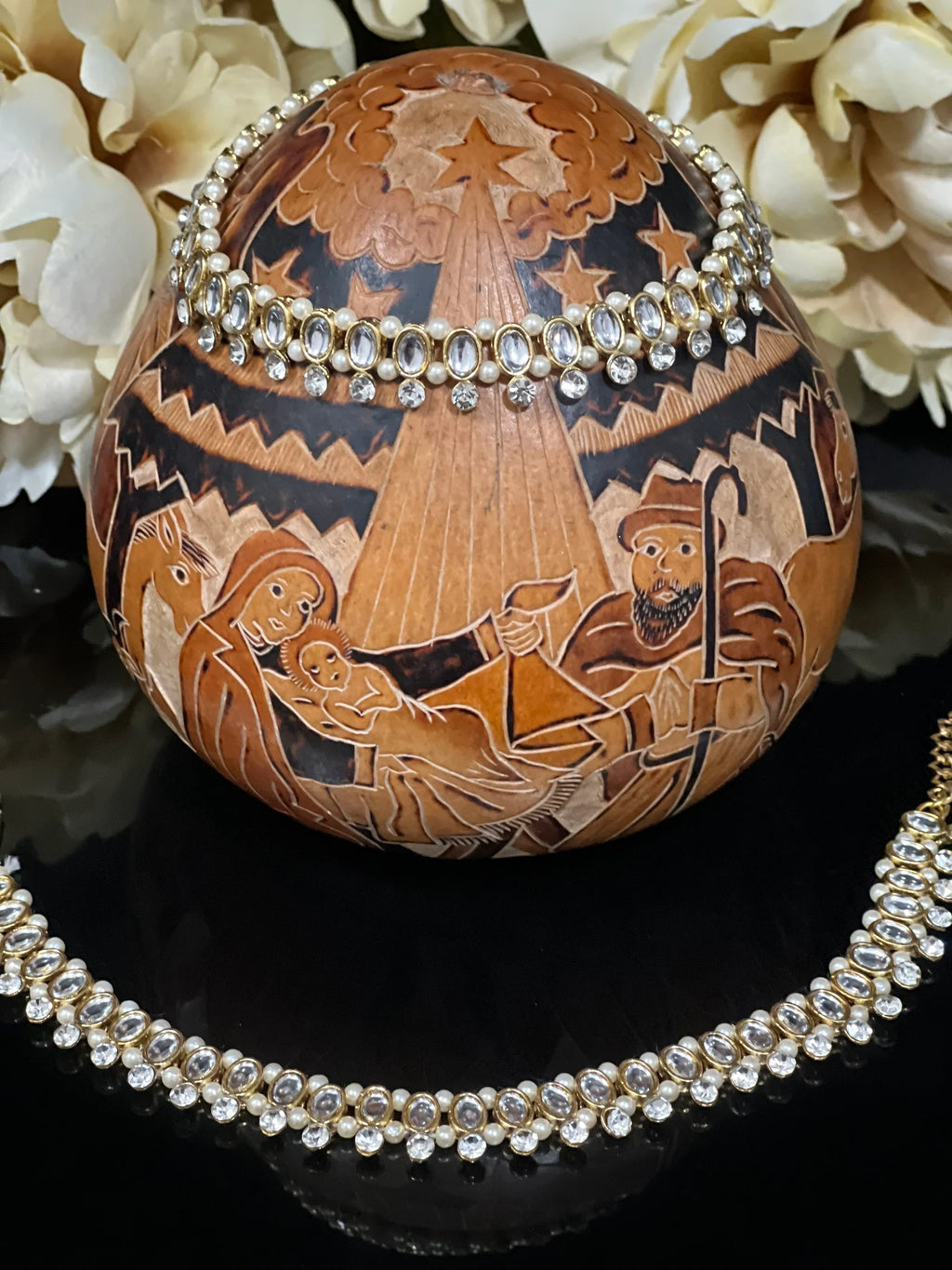 AD Diamond AnkletKundan PayalGold AnkletAntique GoldWedding Jewelry Payal