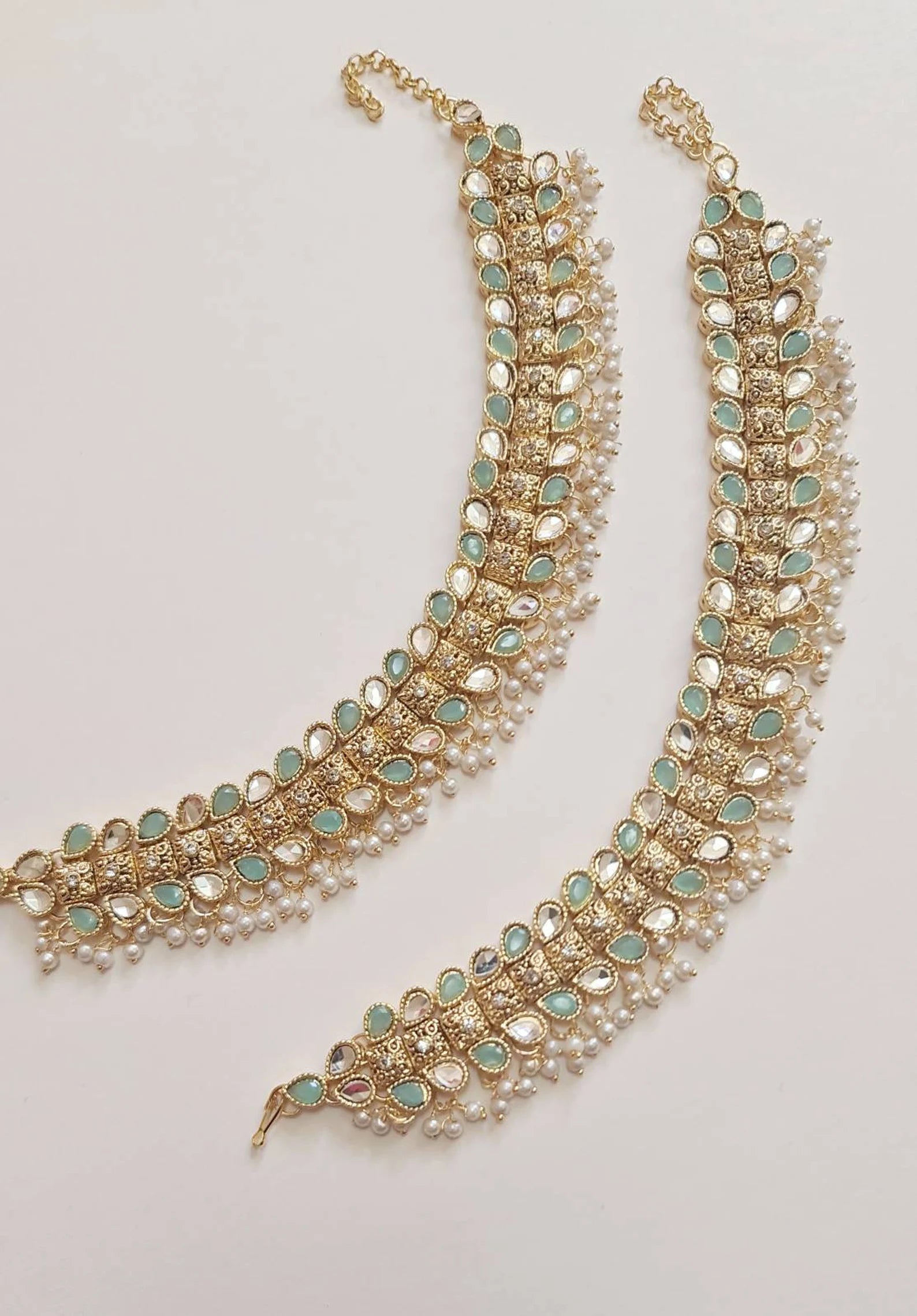 INDIAN ANKLET, Bridal Anklet, Pakistani jewelry, indian jewelry