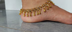 Stunning Antique Giggling Bells Ankle Anklet Payal Feet Chain Indian Traditional Bridal Jewellery