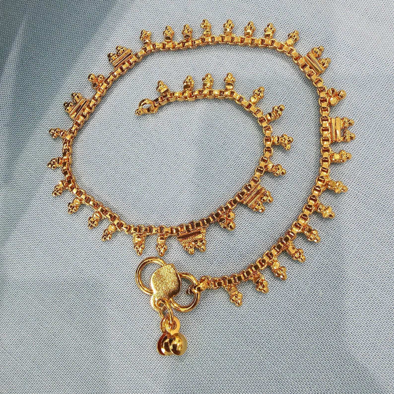 Anklets, good quality Matte finish Payal ,Indian Traditional Bridal jewelry, Fashion Jewelry for Women Anklets, Payal