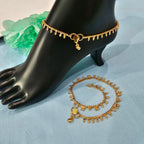 Anklets, good quality Matte finish Payal ,Indian Traditional Bridal jewelry, Fashion Jewelry for Women Anklets, Payal