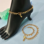 Anklets, good quality Matte finish Payal ,Indian Traditional Bridal jewelry, Fashion Jewelry for Women Anklets, Payal