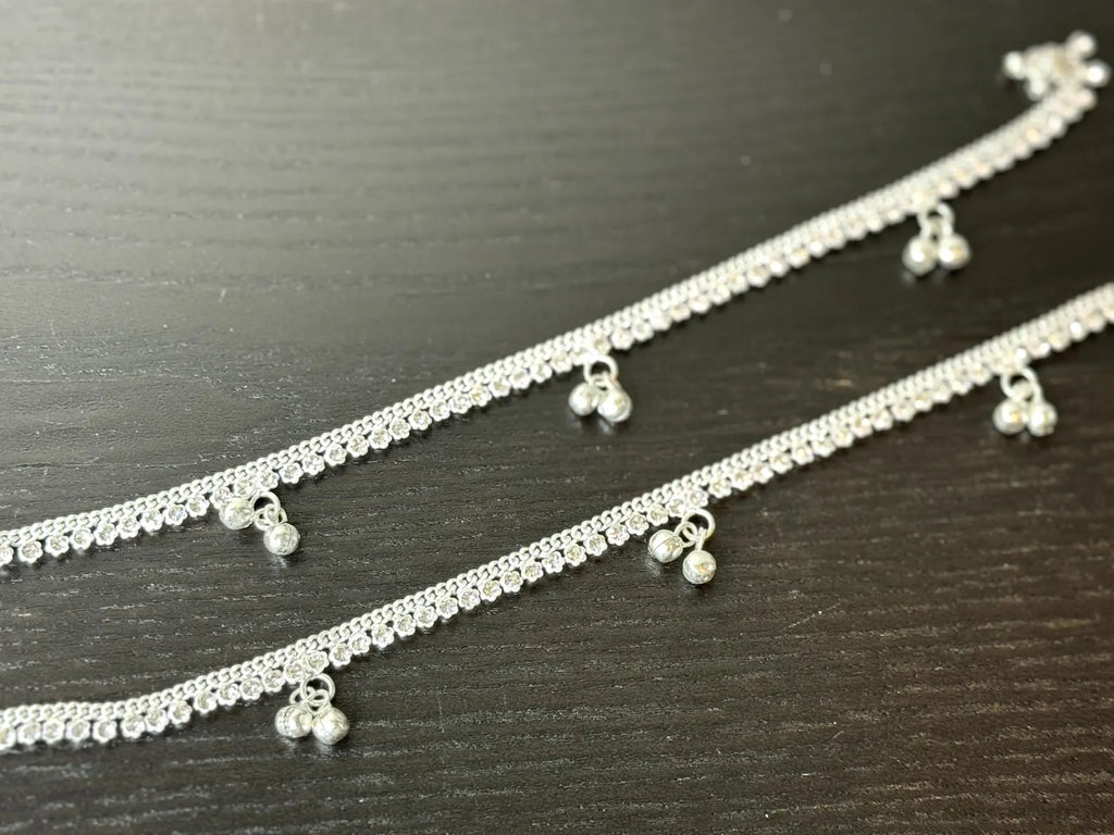Indian Payal silver anklet pair payal traditional payal classic payal fancy reverse ad jhanjhar ghungaroo payal gold anklet indian