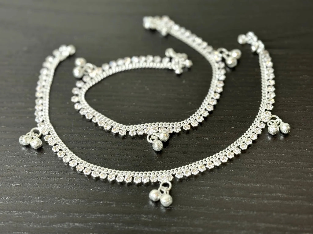 Indian Payal silver anklet pair payal traditional payal classic payal fancy reverse ad jhanjhar ghungaroo payal gold anklet indian