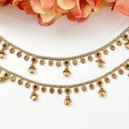 Payal Temple Anklet Payal Jhanjran Panjeb Boho Anklet Indian Jewelry Ethnic Jewelry Wedding Bridal Desi Anklet