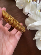 Buy Gold Bangles_ Indian Bangles_ Antique Gold Kada_ Openable Bangles_