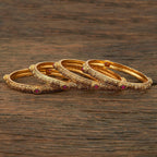 Buy Antique Gold Bangles_ Indian Bangles_ Bangles Set of 4_bridal Bangles_antique Gold Kada