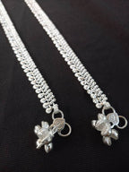 Vintage Women Silver Anklet