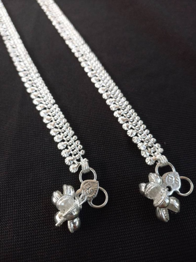 Vintage Women Silver Anklet