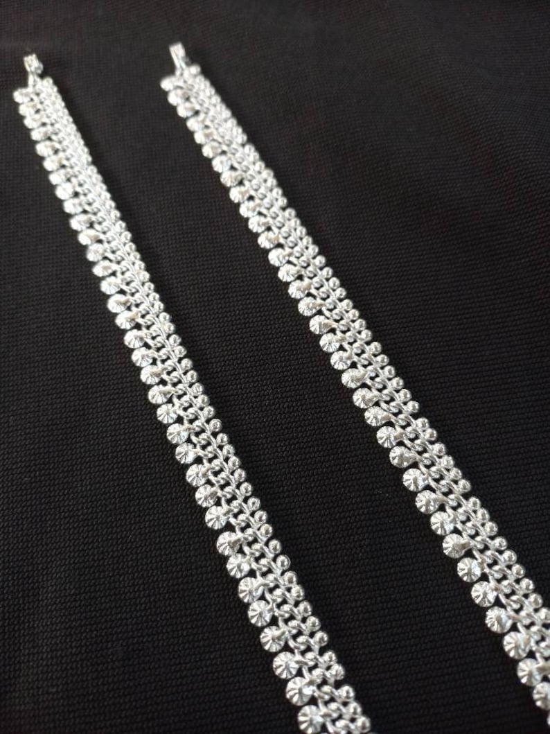 Vintage Women Silver Anklet