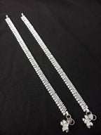 Vintage Women Silver Anklet